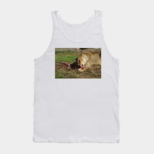 Will The Lion Share Her Meat? Tank Top